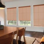 Graber Roller Shades in Dining Room