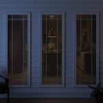 Graber Solar Shades at Night Time